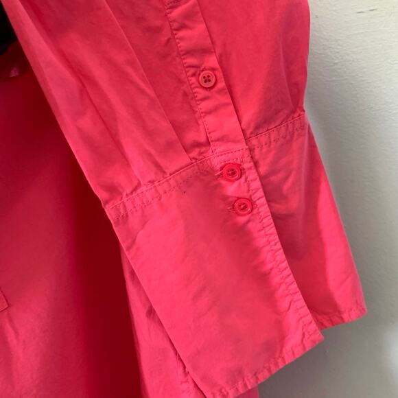 J. Crew Garçon Shirt in Pink Garment-Dyed Cotton Poplin Size 22 - Picture 8 of 8